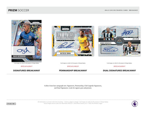 2024/25 Panini Prizm Premier League EPL Soccer Breakaway