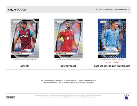 2024/25 Panini Prizm Premier League EPL Soccer 6-Pack Hobby Blaster