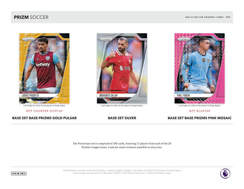 2024/25 Panini Prizm Premier League EPL Soccer 6-Pack Blaster (Pink Mosaic Prizms!)