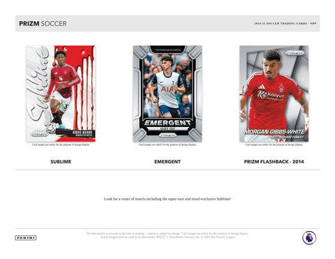 2024/25 Panini Prizm Premier League EPL Soccer 6-Pack Blaster (Pink Mosaic Prizms!)