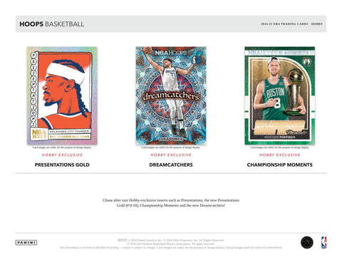 2024/25 Panini Hoops Basketball Hobby