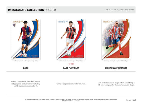 2024/25 Panini Immaculate Soccer Hobby