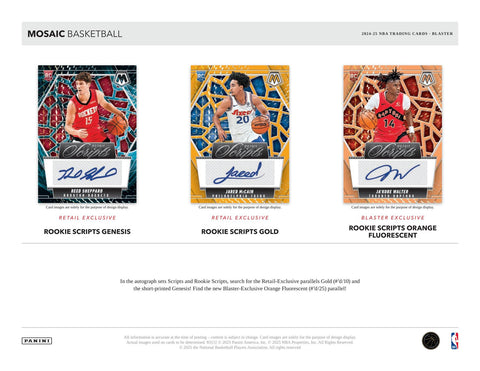 2024/25 Panini Mosaic Basketball 6-Pack Blaster