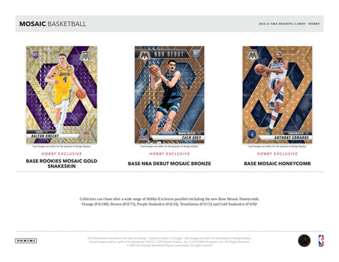 2024/25 Panini Mosaic Basketball Hobby