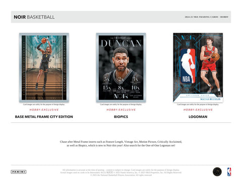 2024/25 Panini Noir Basketball Hobby