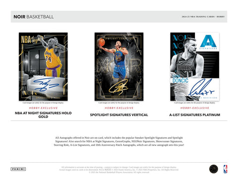 2024/25 Panini Noir Basketball Hobby