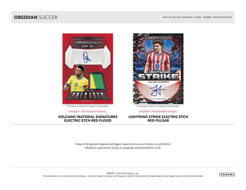 2024/25 Panini Obsidian International Soccer Hobby