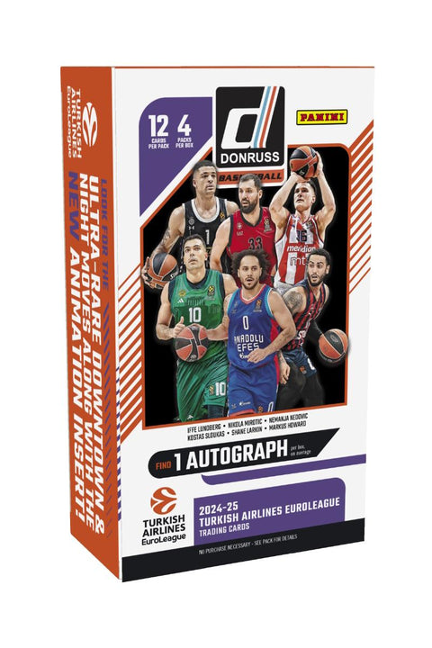 2024/25 Panini Donruss Turkish Airlines EuroLeague Basketball Hobby