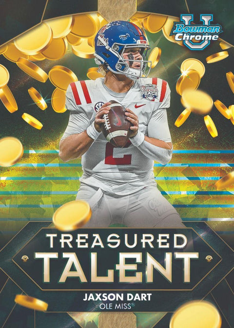 2024 Bowman University Chrome Football 7-Pack Blaster