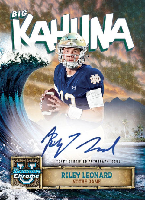 2024 Bowman University Chrome Football 7-Pack Blaster