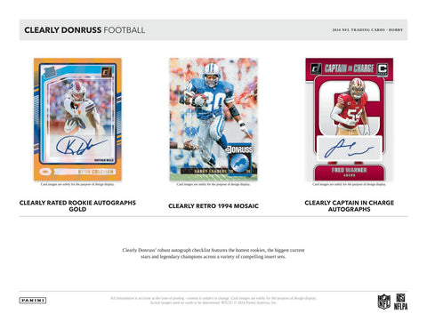 2024 Panini Clearly Donruss Football Hobby