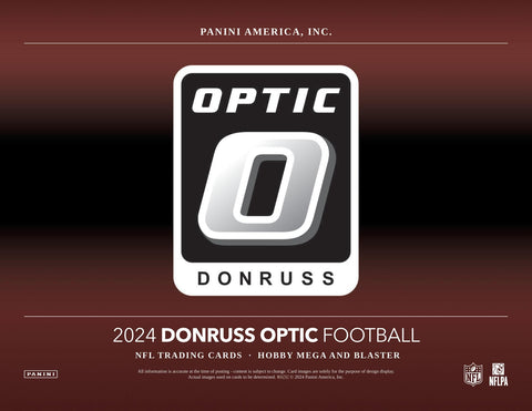 2024 Panini Donruss Optic Football 6-Pack Hobby Blaster (Blue Scope Parallels!)