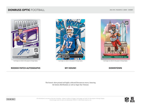 2024 Panini Donruss Optic Football 1st Off The Line Hobby