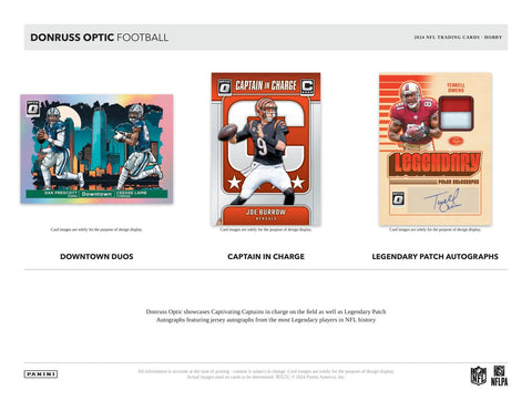 2024 Panini Donruss Optic Football 1st Off The Line Hobby