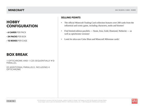 Minecraft Hobby Preferred (Panini 2024)