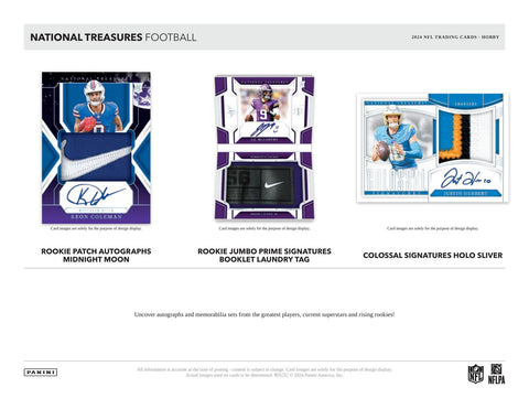 2024 Panini National Treasures Football Hobby