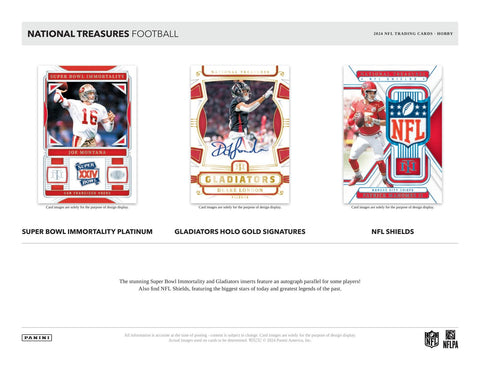 2024 Panini National Treasures Football Hobby