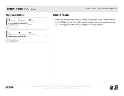 2024 Panini Prizm Football Hobby Mega (Purple Pulsar Prizms!)