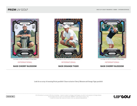 2024 Panini Prizm LIV Golf International Hobby