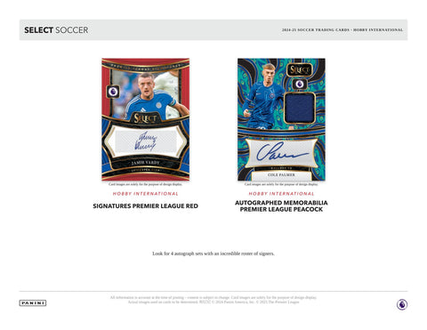 2024/25 Panini Select Premier League EPL Soccer International Hobby