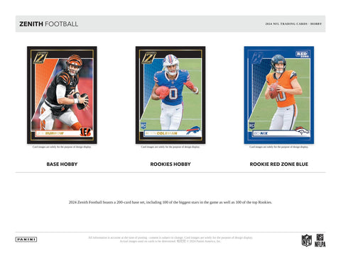 2024 Panini Zenith Football Hobby