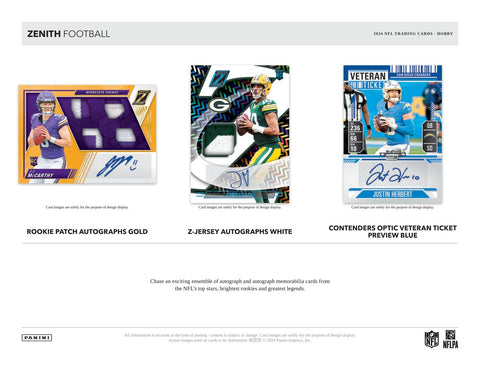 2024 Panini Zenith Football Hobby