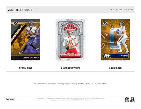 2024 Panini Zenith Football Hobby