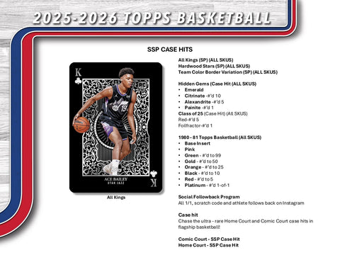 2025/26 Topps Basketball Hobby Jumbo