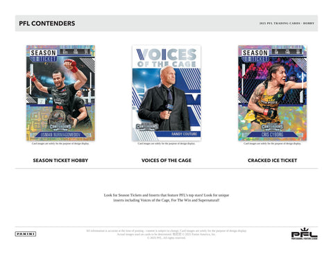 2025 Panini Contenders Professional Fighters League PFL Hobby