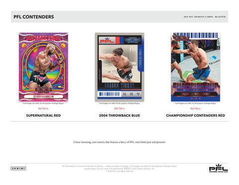 2025 Panini Contenders Professional Fighters League PFL 5-Pack Blaster