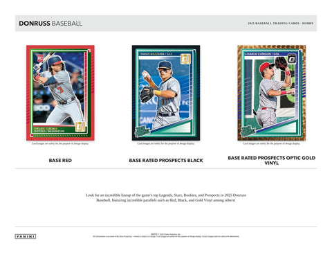 2025 Panini Donruss Baseball Hobby