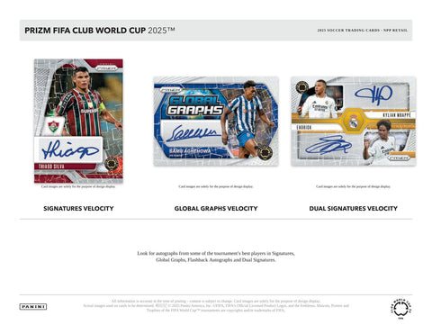 2025 Panini Prizm FIFA Club World Cup Soccer 6-Pack Blaster