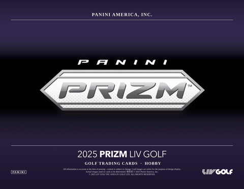 2025 Panini Prizm LIV Golf Hobby