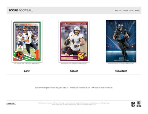 2025 Panini Score Football Hobby