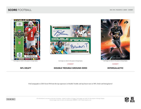 2025 Panini Score Football Hobby