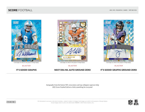 2025 Panini Score Football 6-Pack Blaster