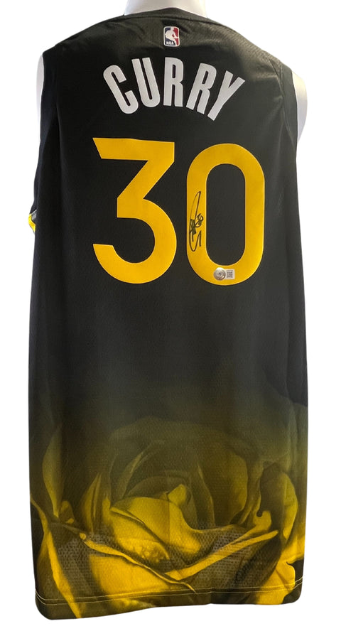 Steph Curry Autographed Golden State Warriors Jersey