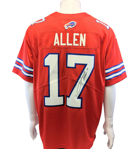 Josh Allen #17 Autographed Buffalo Bills NFL Nike Jersey