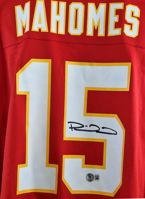 Patrick Mahomes Autographed Kansas City Chiefs Nike Jersey