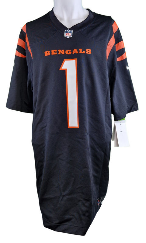 Ja'Marr Chase #1 Autographed Cincinnati Bengals Nike Jersey