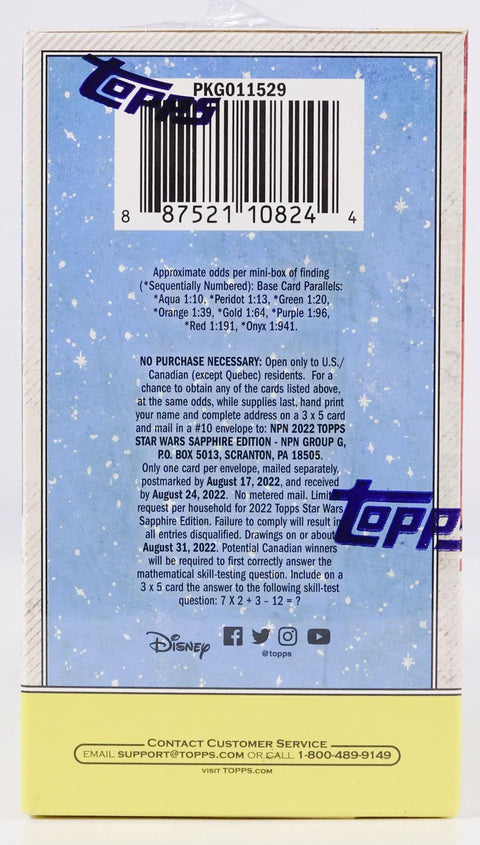 Star Wars Chrome Sapphire Edition Hobby Box (Topps 2022)