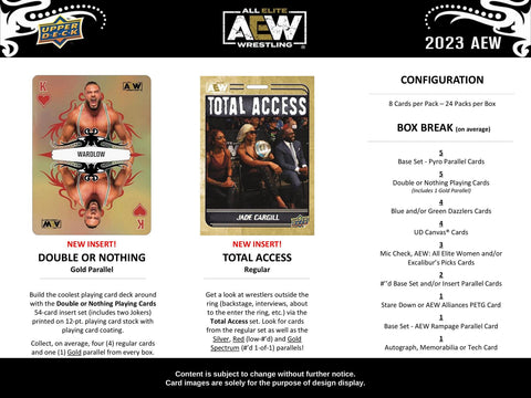 2023 Upper Deck All Elite Wrestling AEW Hobby