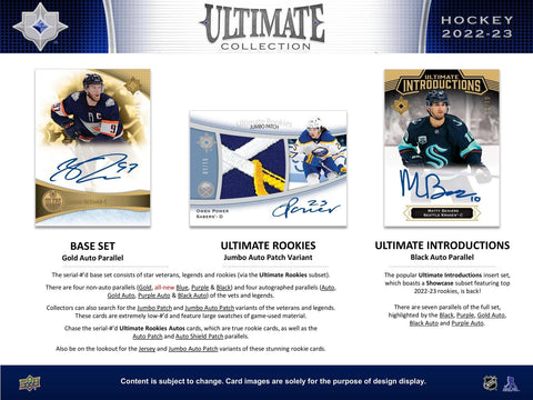 2022/23 Upper Deck Ultimate Collection Hockey Hobby