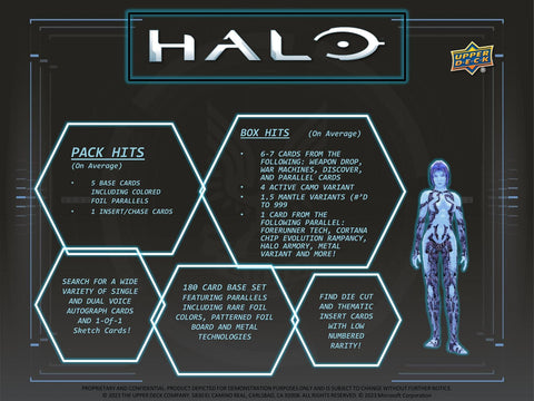 Halo: Legacy Collection Trading Cards Hobby (Upper Deck 2023)