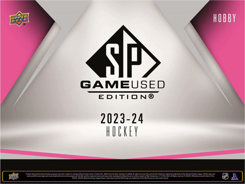 2023/24 Upper Deck SP Game Used Hockey Hobby