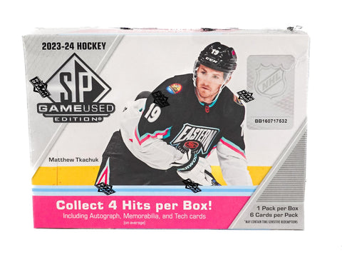 2023/24 Upper Deck SP Game Used Hockey Hobby