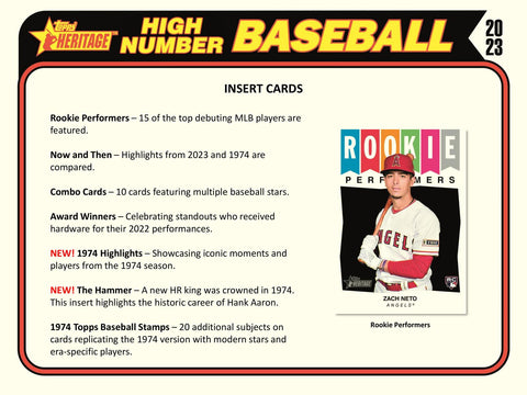 2023 Topps Heritage High Number Baseball 8-Pack Blaster