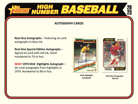 2023 Topps Heritage High Number Baseball 8-Pack Blaster