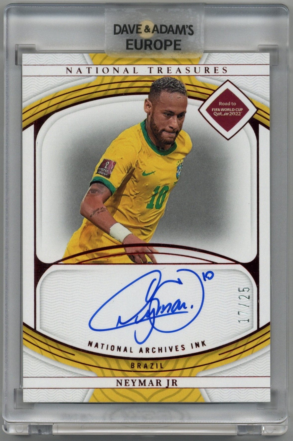 PANINI NationalTreasure NEYMAR JR ネイマール /15｜シングルカード