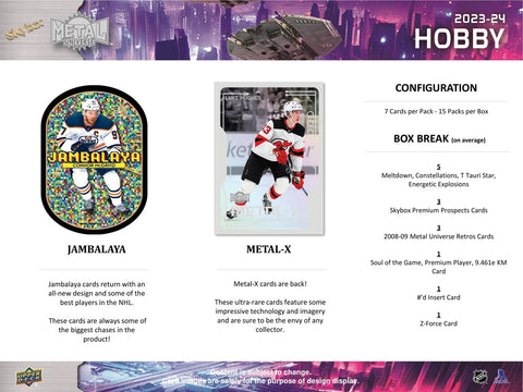 2023/24 Upper Deck Skybox Metal Universe Hockey Hobby